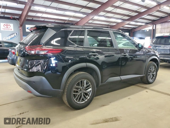 2023 Nissan Rogue S with VIN 5N1BT3AB2PC796286, listed as a Copart auction lot 62011775 with 40,098 mi miles and Salvage title. Bid and sale history available at DreamBid. Image 3.