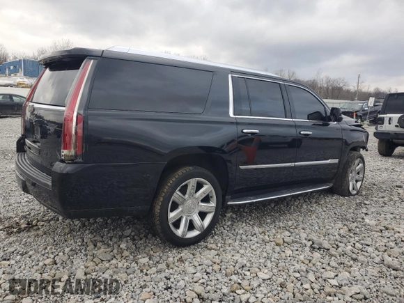 2016 Cadillac Escalade ESV Luxury Collection with VIN 1GYS4HKJ1GR338525, listed as a Copart auction lot 47168955 with Not provided miles and Salvage title. Bid and sale history available at DreamBid. Image 3.