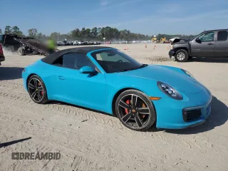2018 Porsche 911 Carrera S with VIN WP0CB2A98JS147303, listed as a Copart auction lot 81556494 with Not Provided miles and Non Repairable. Bid and sale history available at carsss.com. Image 4.