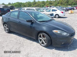 2013 Dodge Dart SXT with VIN 1C3CDFBA7DD320543, listed as a IAAI auction lot 42104337 with 85,289 mi miles. Bid and sale history available at carsss.com. Image 1.