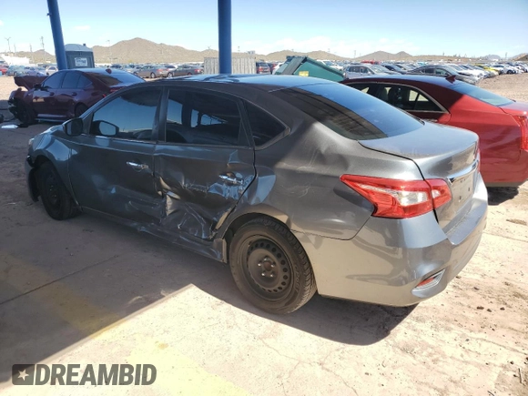 2017 Nissan Sentra S with VIN 3N1AB7AP6HY392599, listed as a Copart auction lot 49641425 with 126,127 mi miles and Salvage Title. Bid and sale history available at DreamBid. Image 2.