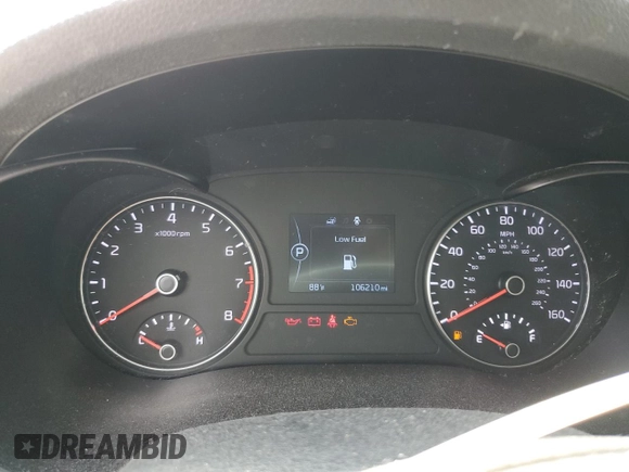 2018 Kia Optima LX with VIN 5XXGT4L3XJG182955, listed as a Copart auction lot 55645555 with 106,210 mi miles and Clean Title. Bid and sale history available at carsss.com. Image 9.