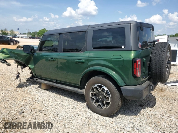 2024 Ford Bronco Outer Banks with VIN 1FMEE8BP1RLA13704, listed as a Copart auction lot 55387755 with Not provided miles and Salvage title. Bid and sale history available at DreamBid. Image 2.