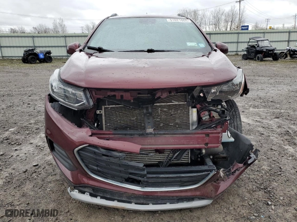 2017 Chevrolet Trax LT with VIN 3GNCJLSB9HL158031, listed as a Copart auction lot 51021865 with 99,156 mi miles and Salvage Title. Bid and sale history available at carsss.com. Image 5.