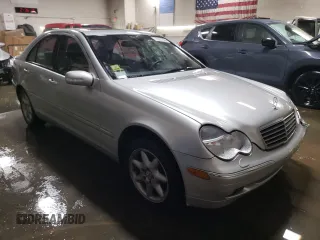 2003 Mercedes-Benz C 230/260/280/320 with VIN WDBRF64J73F321576, listed as a Copart auction lot 75531504 with 36,018 mi miles and Salvage Title. Bid and sale history available at DreamBid. Image 4.