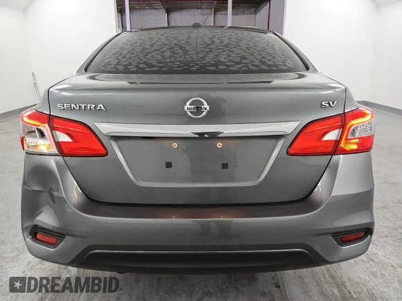 2017 Nissan Sentra SV with VIN 3N1AB7AP2HY395628, listed as a Copart auction lot 47554905 with 160,269 mi miles and Clean Title. Bid and sale history available at carsss.com. Image 6.