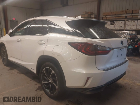 2017 Lexus RX with VIN 2T2BGMCA5HC012321, listed as a IAAI auction lot 41667079 with 92,698 mi miles. Bid and sale history available at carsss.com. Image 3.