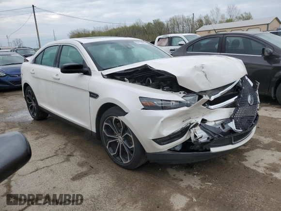 2016 Ford Taurus SHO with VIN 1FAHP2KT0GG142907, listed as a Copart auction lot 53118925 with 46,751 mi miles and Salvage title. Bid and sale history available at DreamBid. Image 4.