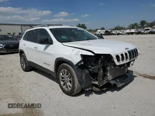 2019 Jeep Cherokee Latitude Plus with VIN 1C4PJLLB9KD226110, listed as a Copart auction lot 56486085 with 158,585 mi miles and Salvage title. Bid and sale history available at DreamBid. Image 4.