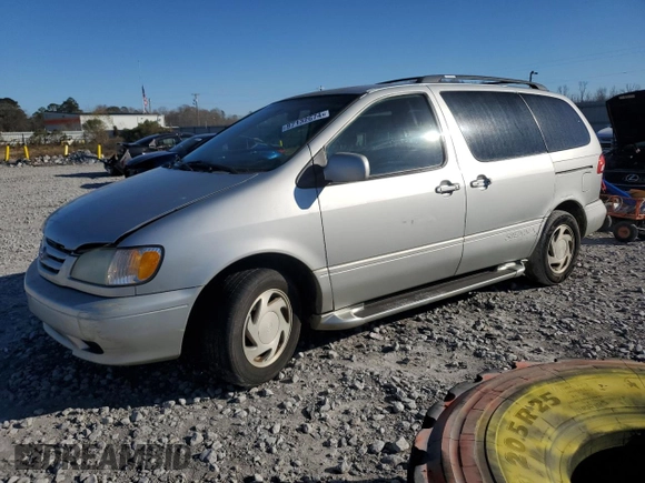2002 Toyota Sienna LE with VIN 4T3ZF13C22U430158, listed as a Copart auction lot 87132674 with 309,458 mi miles and Salvage Title. Bid and sale history available at carsss.com. Image 1.