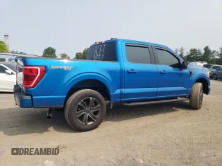 2021 Ford F-150 XL with VIN 1FTEW1EP7MFC02143, listed as a Copart auction lot 59140805 with 27,789 mi miles and Salvage title. Bid and sale history available at DreamBid. Image 3.