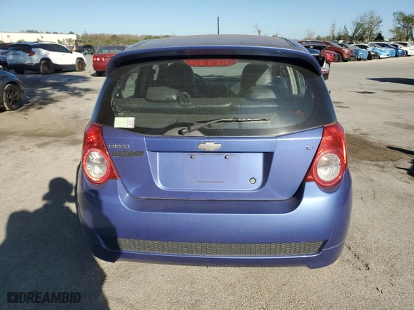 2009 Chevrolet Aveo LT w/2LT with VIN KL1TG66E89B299356, listed as a Copart auction lot 48540435 with 88,947 mi miles and Salvage Title. Bid and sale history available at carsss.com. Image 6.