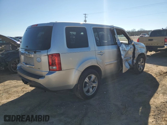 2013 Honda Pilot EX-L with VIN 5FNYF3H5XDB007788, listed as a Copart auction lot 46915235 with 155,767 mi miles and Salvage Title. Bid and sale history available at DreamBid. Image 3.