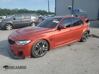 2016 BMW M3 z VIN WBS8M9C52GP967030, wystawiony jako Copart lot #57950385 z przebiegiem 77 885 mil mil oraz Szkoda całkowita • Salvage title. Historia ofert i sprzedaży dostępna na DreamBid. Obrazek 1.