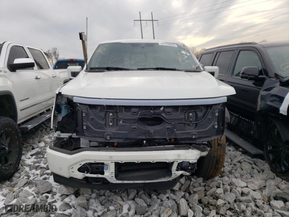 2023 Ford F-150 Lightning Pro with VIN 1FTVW1EV7PWG46982, listed as a Copart auction lot 41770635 with 0 mi miles and Salvage Title. Bid and sale history available at carsss.com. Image 5.