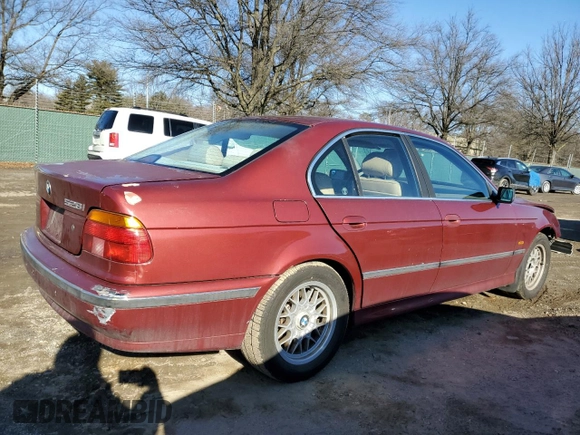 1999 BMW 5 Series 528iA with VIN WBADM6332XBY20915, listed as a Copart auction lot 45206785 with 165,946 mi miles and Salvage Title. Bid and sale history available at carsss.com. Image 3.