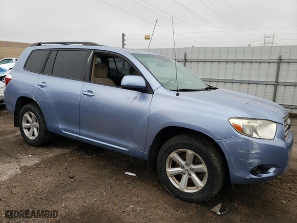2009 Toyota Highlander with VIN JTEES41A792137271, listed as a Copart auction lot 47890735 with 126,042 mi miles and Salvage Title. Bid and sale history available at carsss.com. Image 4.