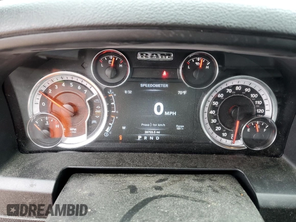 2021 Ram 1500 Classic Warlock with VIN 1C6RR7GG4MS547301, listed as a Copart auction lot 72256524 with 39,703 mi miles and Salvage Title. Bid and sale history available at carsss.com. Image 9.