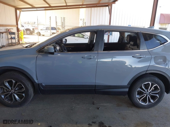 2021 Honda CR-V EX-L with VIN 2HKRW2H88MH617683, listed as a IAAI auction lot 41687272 with 1 mi miles. Bid and sale history available at carsss.com. Image 14.