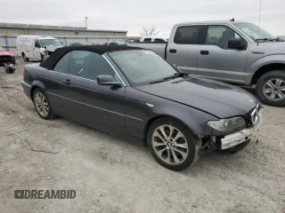 2006 BMW 3 Series 330Ci with VIN WBABW534X6PZ40256, listed as a Copart auction lot 47772435 with 122,180 mi miles and Salvage Title. Bid and sale history available at carsss.com. Image 4.
