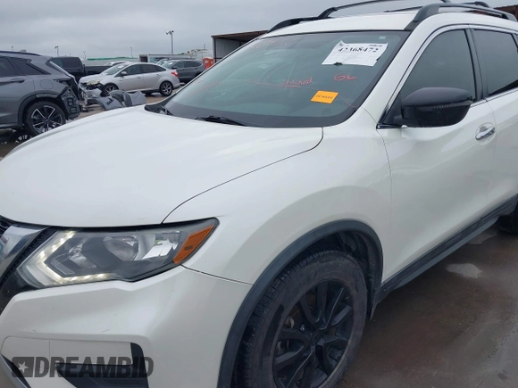 2017 Nissan Rogue S with VIN 5N1AT2MT5HC891159, listed as a IAAI auction lot 42368472 with 174,205 mi miles and . Bid and sale history available at DreamBid. Image 6.