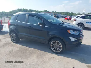 2019 Ford EcoSport Titanium z VIN MAJ6S3KL1KC299406, wystawiony jako IAAI lot #42086897 z przebiegiem 115 644 mil mil oraz . Historia ofert i sprzedaży dostępna na DreamBid. Obrazek 1.
