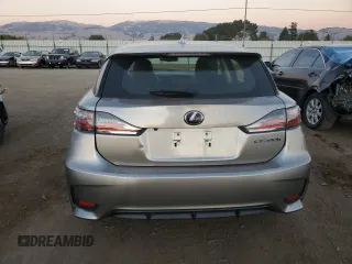 2017 Lexus CT with VIN JTHKD5BH9H2289603, listed as a Copart auction lot 80085064 with 104,419 mi miles and Salvage Title. Bid and sale history available at carsss.com. Image 6.