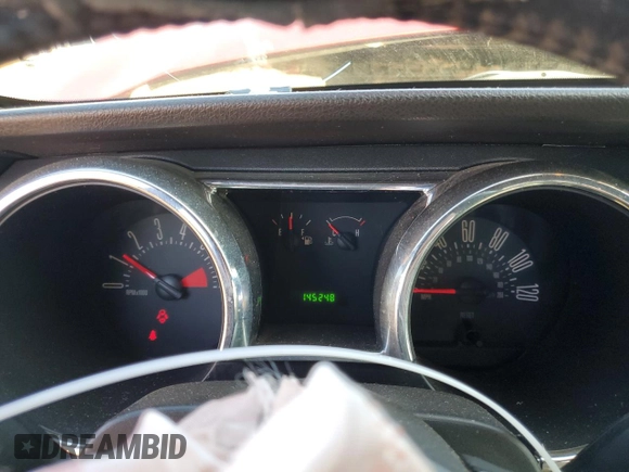 2006 Ford Mustang Standard with VIN 1ZVFT84N665166196, listed as a Copart auction lot 88298585 with 145,248 mi miles and Salvage Title. Bid and sale history available at carsss.com. Image 9.