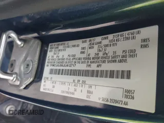 2018 Ford Escape Titanium with VIN 1FMCU0J99JUA12717, listed as a IAAI auction lot 42237509 with 123,896 mi miles and . Bid and sale history available at DreamBid. Image 9.