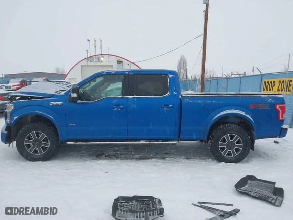 2015 Ford F-150 XLT w/HD Payload Pkg with VIN 1FTFW1EGXFKE05722, listed as a IAAI auction lot 41575776 with 1 mi miles. Bid and sale history available at carsss.com. Image 15.