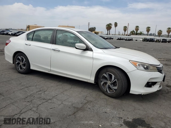 2017 Honda Accord LX with VIN 1HGCR2F34HA229188, listed as a Copart auction lot 53158835 with 163,258 mi miles and Salvage Title. Bid and sale history available at carsss.com. Image 4.