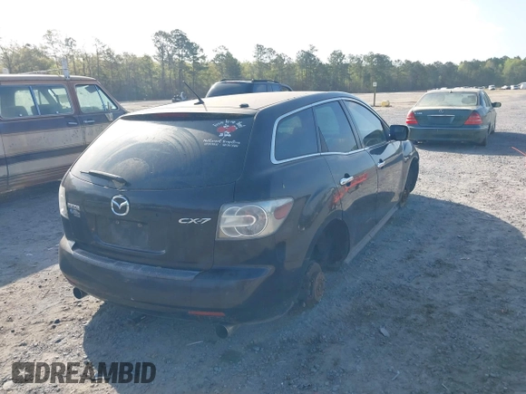 2007 Mazda CX-7 Sport with VIN JM3ER293270109579, listed as a IAAI auction lot 41908614 with 1 mi miles. Bid and sale history available at carsss.com. Image 4.
