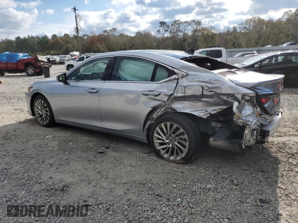 2022 Lexus ES with VIN 58AFZ1B18NU134111, listed as a Copart auction lot 83103114 with 9,439 mi miles and Salvage Title. Bid and sale history available at carsss.com. Image 2.