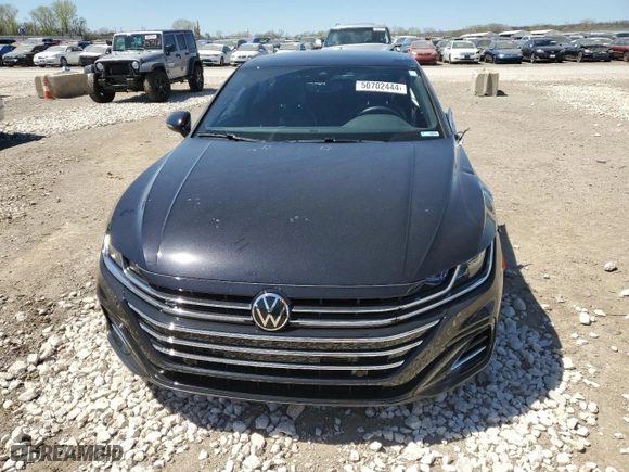 2021 Volkswagen Arteon SEL R-Line with VIN WVWHR7AN1ME003784, listed as a Copart auction lot 50702444 with 65,258 mi miles and Salvage Title. Bid and sale history available at carsss.com. Image 5.