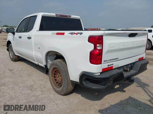 2021 Chevrolet Silverado 1500 Work Truck with VIN 1GCRYAEF6MZ216391, listed as a IAAI auction lot 42222436 with 56,286 mi miles and . Bid and sale history available at DreamBid. Image 3.