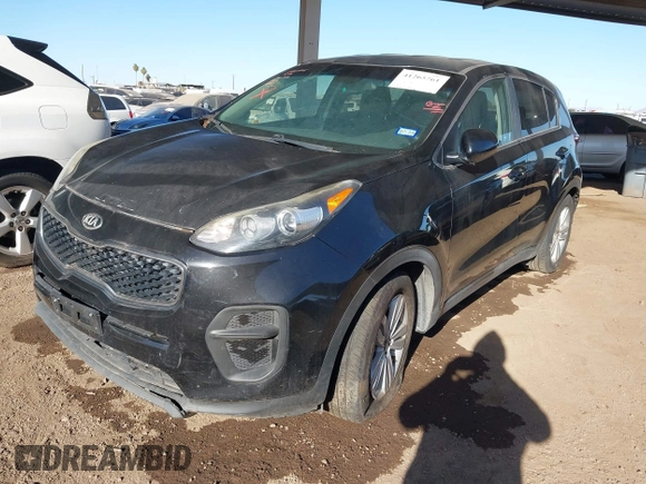 2018 Kia Sportage LX with VIN KNDPM3AC9J7430373, listed as a IAAI auction lot 41265761 with 132,604 mi miles and . Bid and sale history available at carsss.com. Image 2.