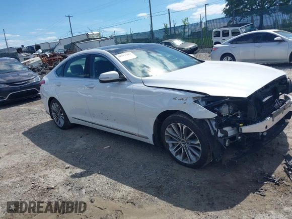 2017 Genesis G80 3.8L with VIN KMHGN4JE9HU212106, listed as a IAAI auction lot 42311384 with 74,511 mi miles and . Bid and sale history available at DreamBid. Image 1.
