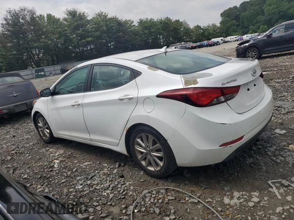 2015 Hyundai Elantra SE with VIN 5NPDH4AEXFH634911, listed as a Copart auction lot 62707805 with 133,676 mi miles and Salvage title. Bid and sale history available at DreamBid. Image 2.