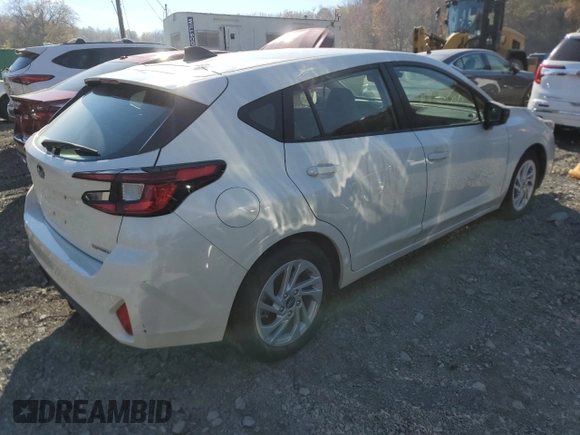 2024 Subaru Impreza with VIN JF1GUABC3R8274555, listed as a Copart auction lot 77147544 with 2,814 mi miles and Salvage Title. Bid and sale history available at carsss.com. Image 3.