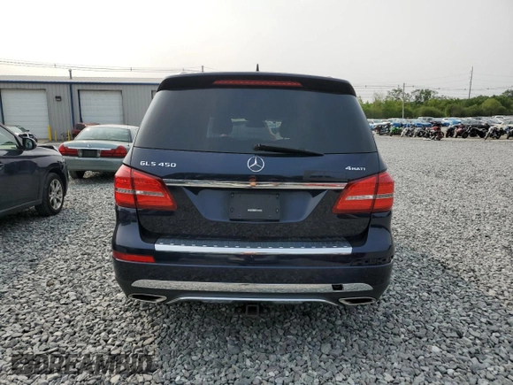 2019 Mercedes-Benz GLS 450 with VIN 4JGDF6EE0KB221530, listed as a Copart auction lot 57238405 with 66,530 mi miles and Salvage title. Bid and sale history available at DreamBid. Image 6.
