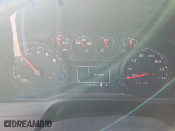 2020 GMC Sierra 1500 with VIN 1GT18LE78LF130680, listed as a Copart auction lot 59282164 with 70,179 mi miles and Salvage Title. Bid and sale history available at DreamBid. Image 9.