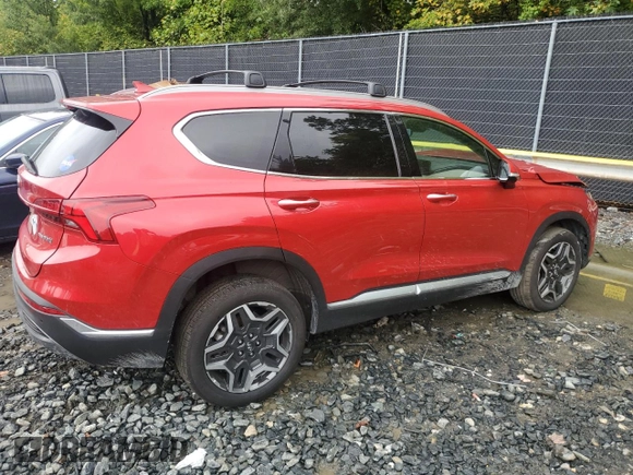 2023 Hyundai Santa Fe Hybrid SEL Premium with VIN 5NMS3DA1XPH001066, listed as a Copart auction lot 69592144 with 16,765 mi miles and Salvage Title. Bid and sale history available at carsss.com. Image 3.