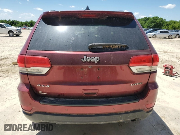 2018 Jeep Grand Cherokee Laredo E with VIN 1C4RJFAG0JC350537, listed as a Copart auction lot 57824835 with 157,398 mi miles and Salvage title. Bid and sale history available at DreamBid. Image 6.