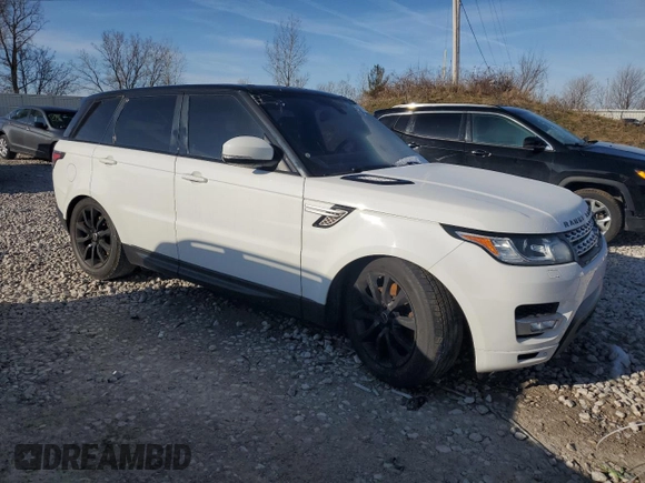 2016 Land Rover Range Rover Sport HSE with VIN SALWR2VFXGA634583, listed as a Copart auction lot 49899235 with 118,534 mi miles and Clean Title. Bid and sale history available at DreamBid. Image 4.