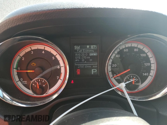 2012 Dodge Durango Citadel with VIN 1C4RDJEG3CC301467, listed as a Copart auction lot 52531575 with 270,719 mi miles and Salvage title. Bid and sale history available at DreamBid. Image 9.