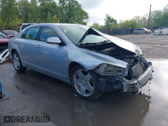 2010 Chevrolet Malibu 1LT with VIN 1G1ZC5EB5A4157676, listed as a IAAI auction lot 41914936 with 158,650 mi miles and . Bid and sale history available at DreamBid. Image 1.