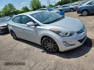 2015 Hyundai Elantra SE with VIN 5NPDH4AE8FH558895, listed as a Copart auction lot 63580425 with 106,504 mi miles and Salvage title. Bid and sale history available at DreamBid. Image 4.
