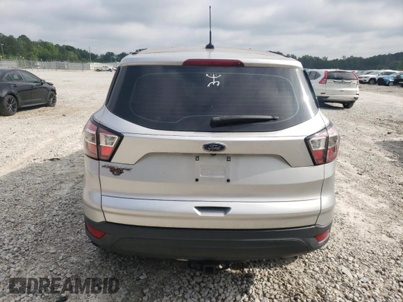 2017 Ford Escape S with VIN 1FMCU0F74HUE01752, listed as a Copart auction lot 57071705 with 97,675 mi miles and Salvage title. Bid and sale history available at DreamBid. Image 6.