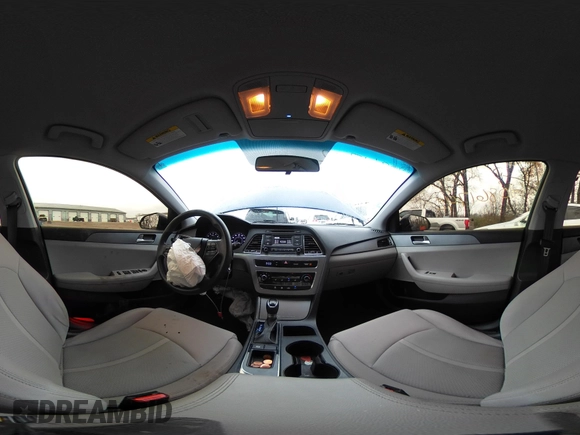 2017 Hyundai Sonata SE with VIN 5NPE24AF9HH551603, listed as a IAAI auction lot 40861742 with 122,356 mi miles. Bid and sale history available at carsss.com. Image 18.