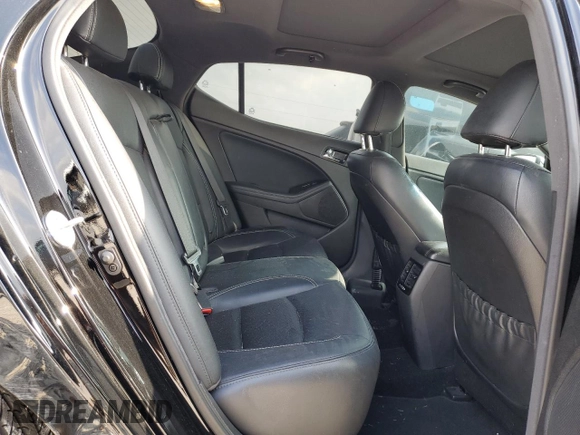 2013 Kia Optima SX with VIN 5XXGR4A64DG198973, listed as a Copart auction lot 51208055 with 128,526 mi miles and Salvage Title. Bid and sale history available at carsss.com. Image 10.